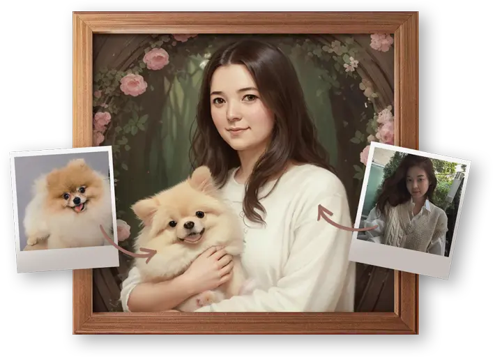 Transform your own photos to customized portrait